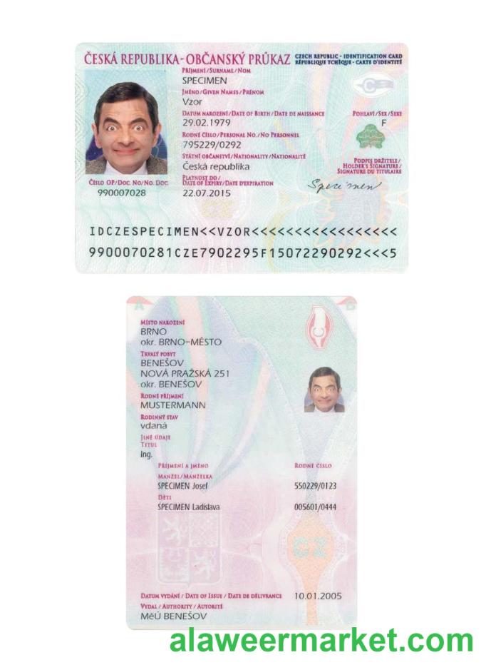 Czech Identification card